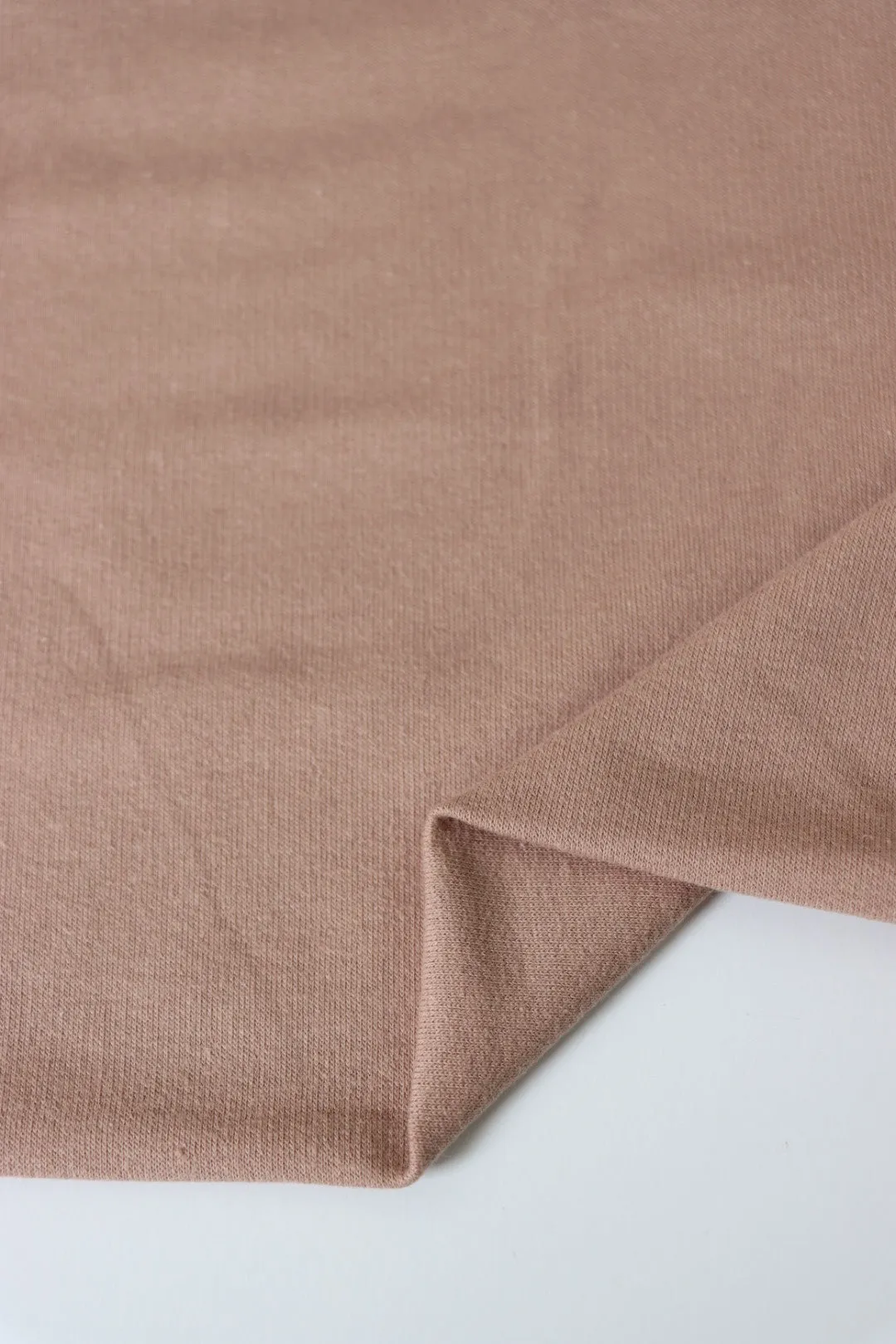 Light Mocha Cotton Spandex French Terry
