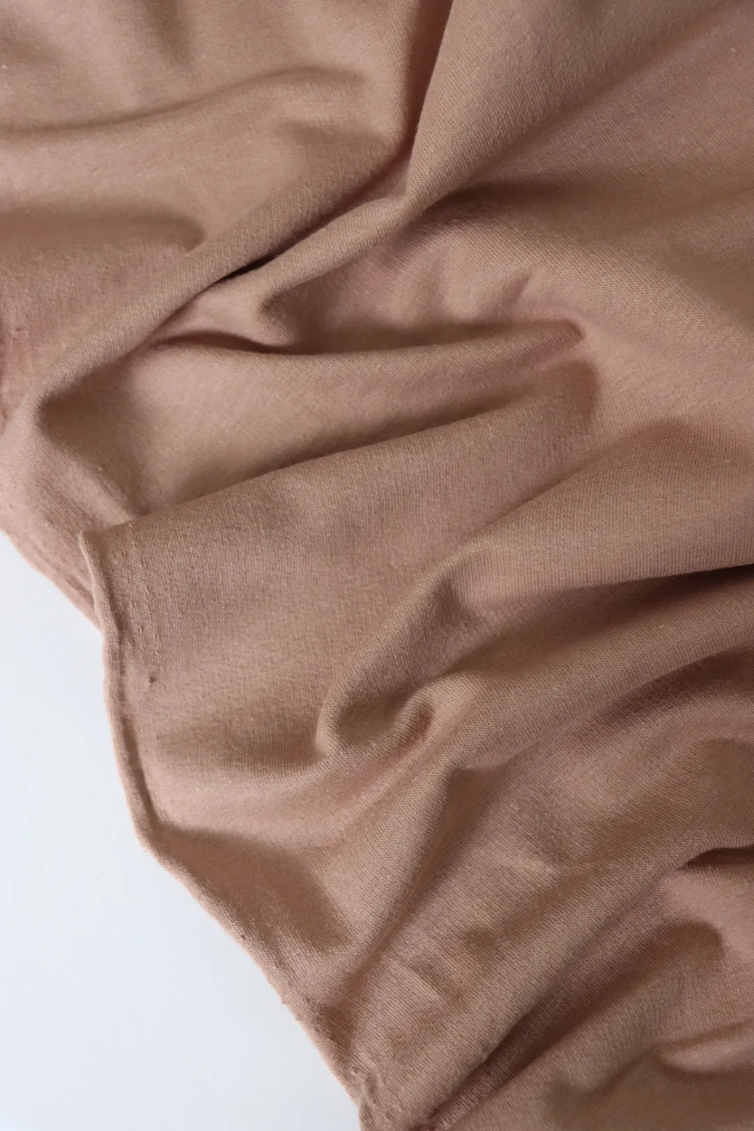 Light Mocha Cotton Spandex French Terry