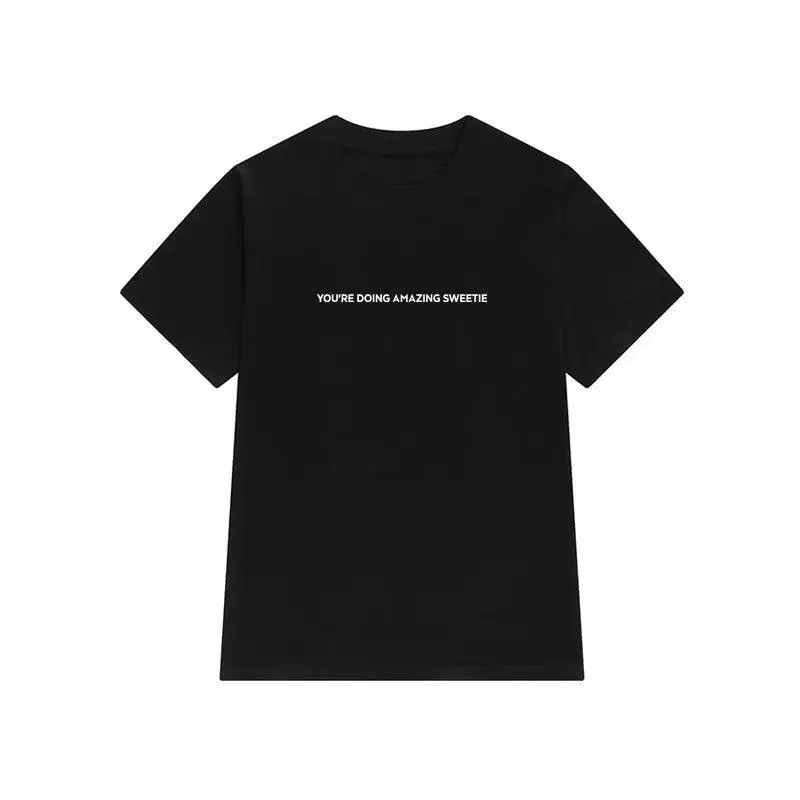 Loose Fit Printed Cotton Tee