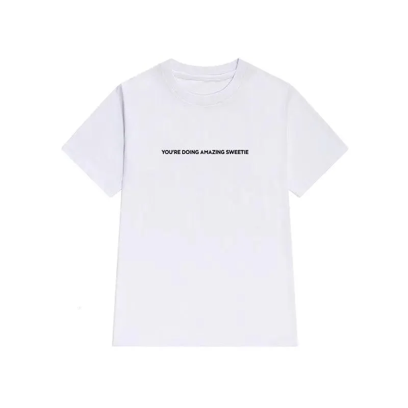 Loose Fit Printed Cotton Tee