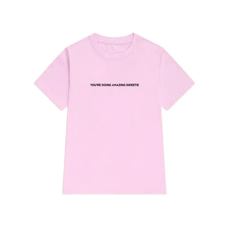 Loose Fit Printed Cotton Tee