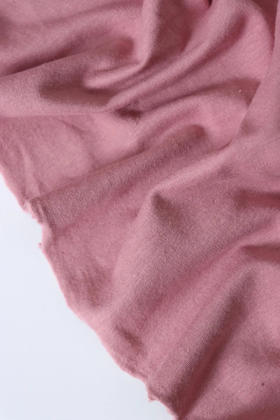 Mauve Cotton Spandex French Terry