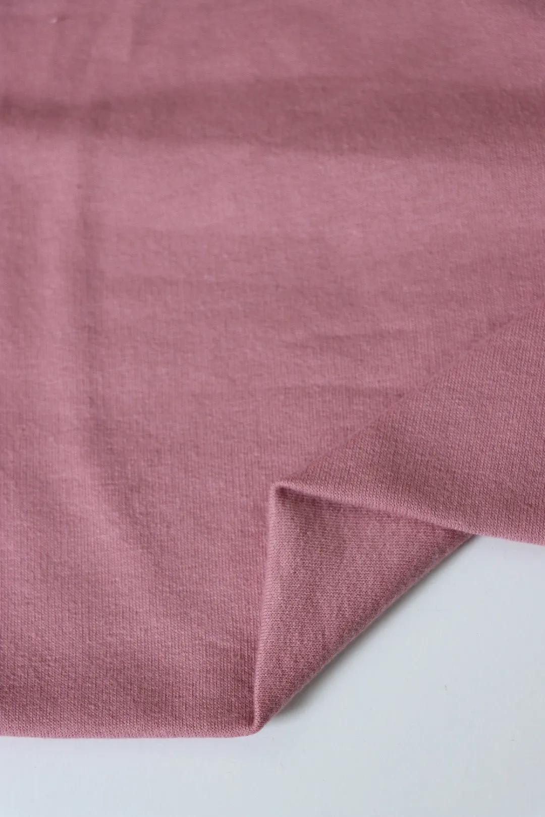Mauve Cotton Spandex French Terry