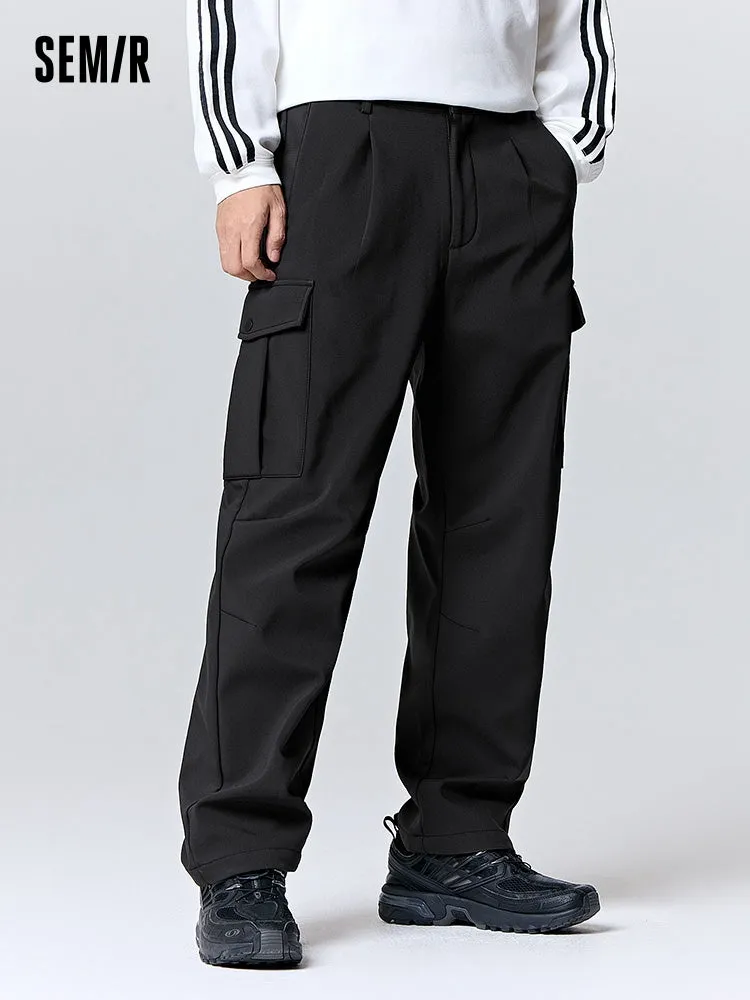 Men's gray overalls