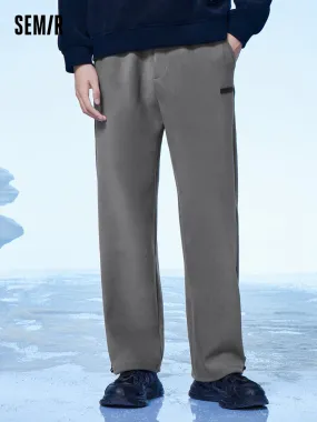 Men's gray straight pants