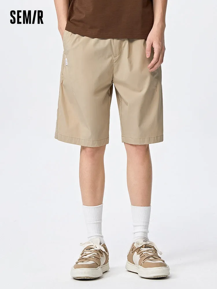 Men's Yarn-dyed Jacquard Comfortable and Cool Easy-care Antibacterial Basic Pants