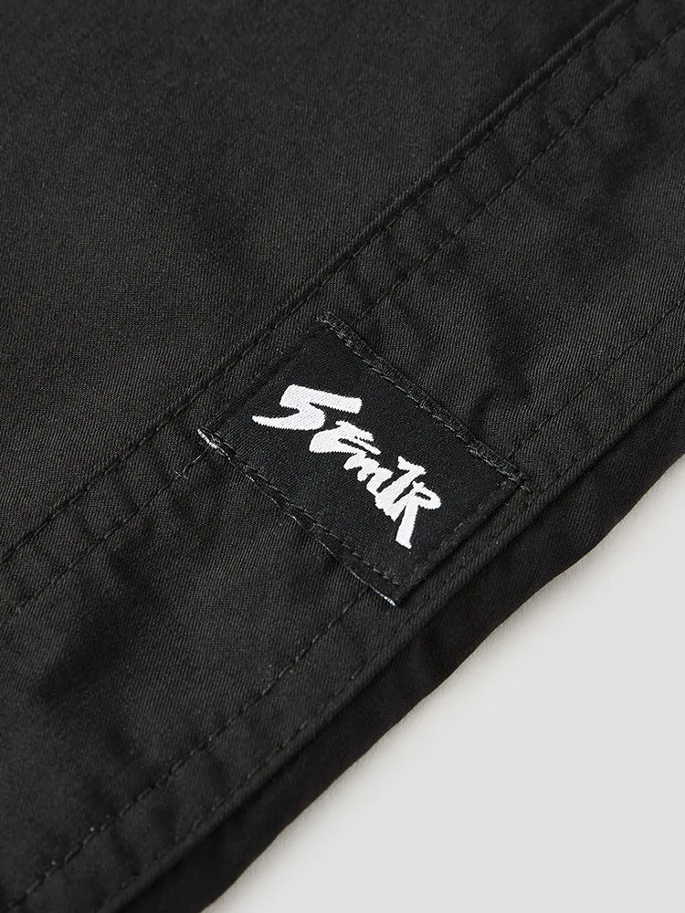 Men's Yarn-dyed Jacquard Comfortable and Cool Easy-care Antibacterial Basic Pants
