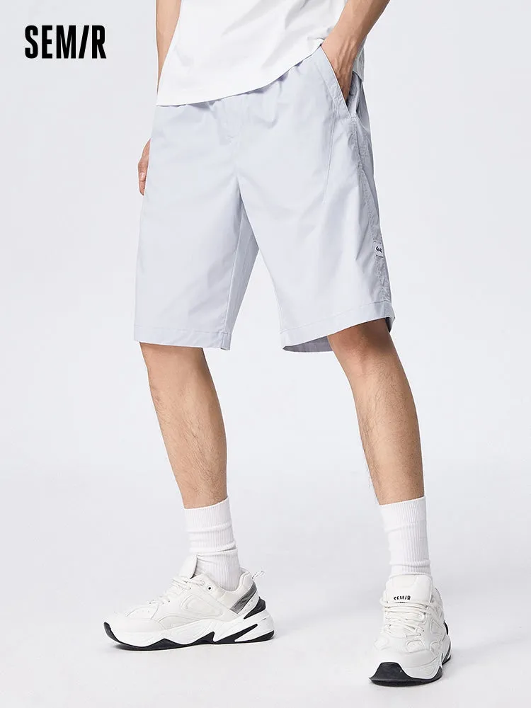 Men's Yarn-dyed Jacquard Comfortable and Cool Easy-care Antibacterial Basic Pants