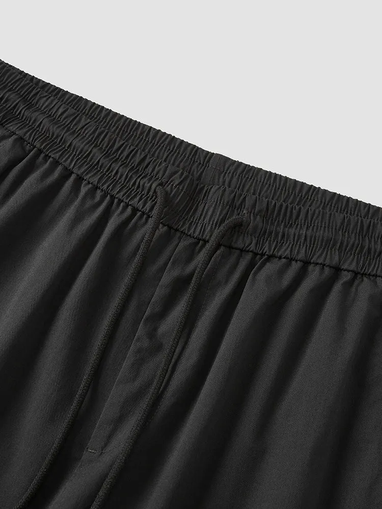 Men's Yarn-dyed Jacquard Comfortable and Cool Easy-care Antibacterial Basic Pants