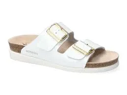 Mephisto Women's Hester Sandals- White Patent