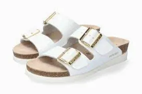 Mephisto Women's Hester Sandals- White Patent
