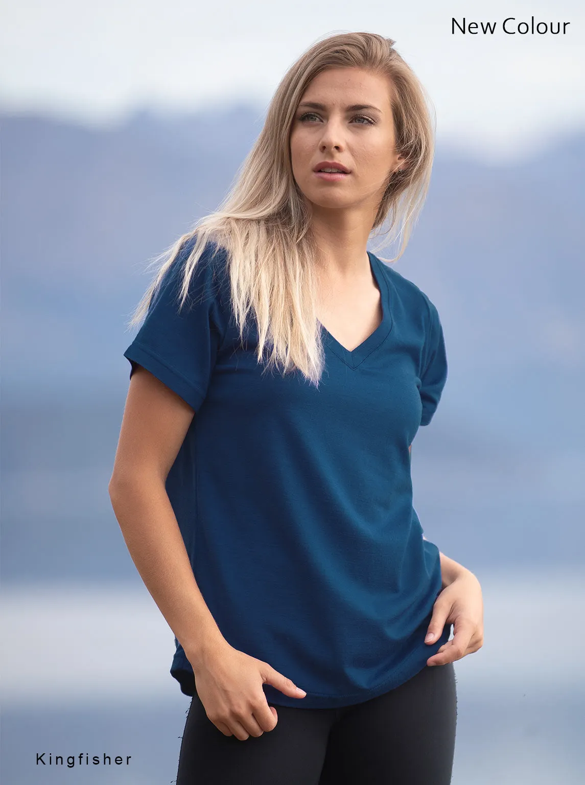 Merino V-Neck Relax Tee