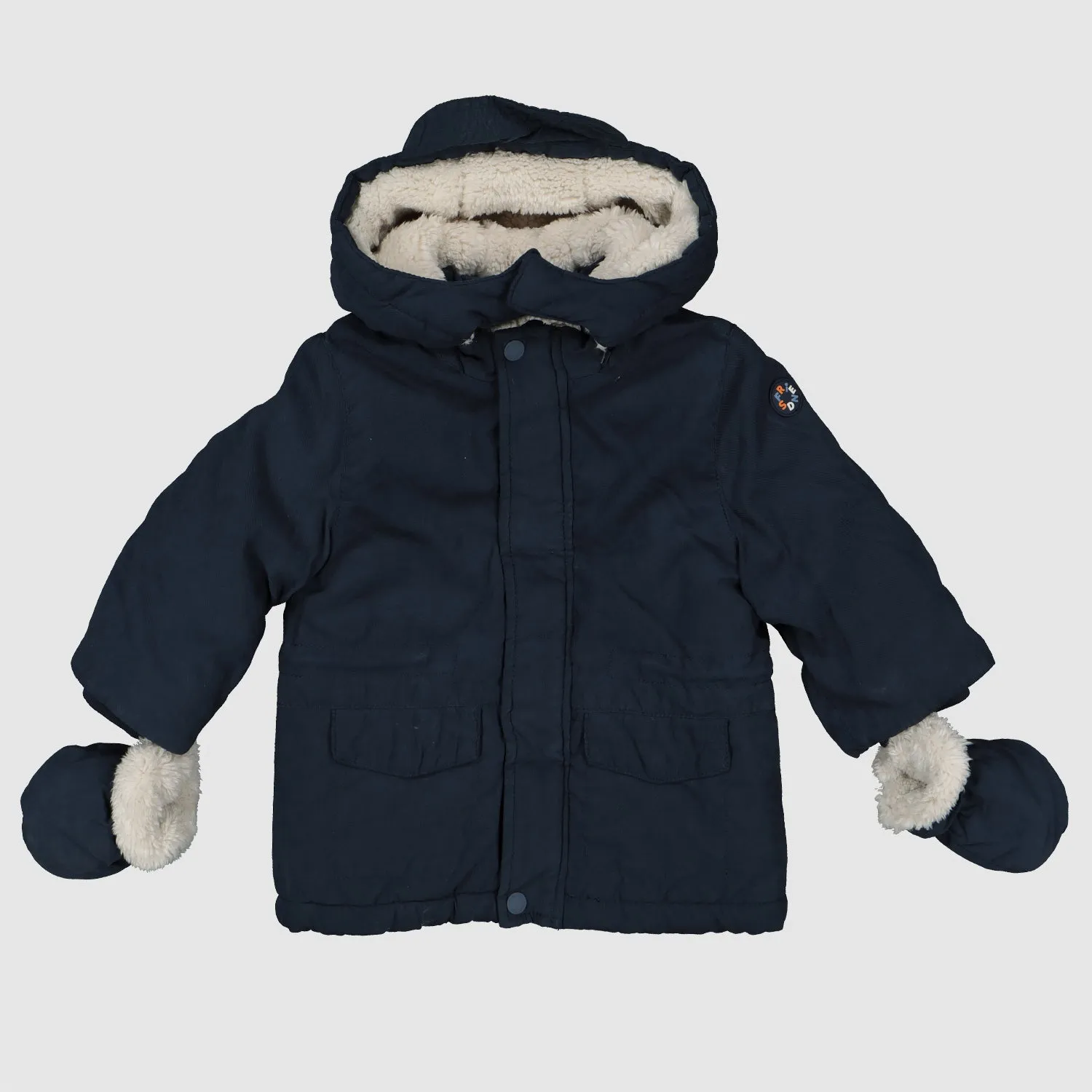 Navy Padded Parka