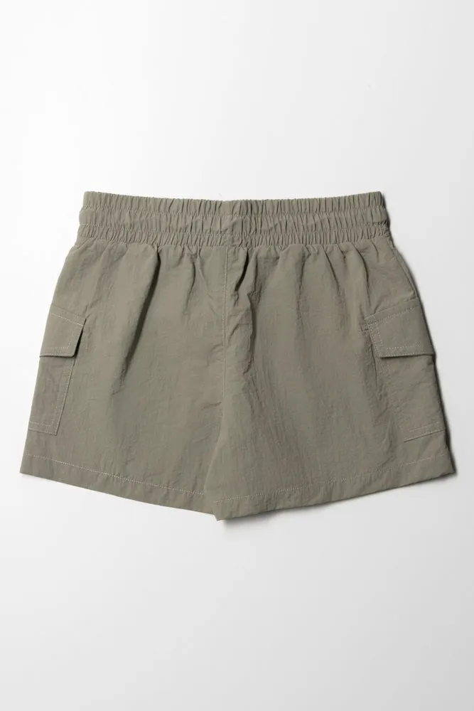 Parachute Pants Green