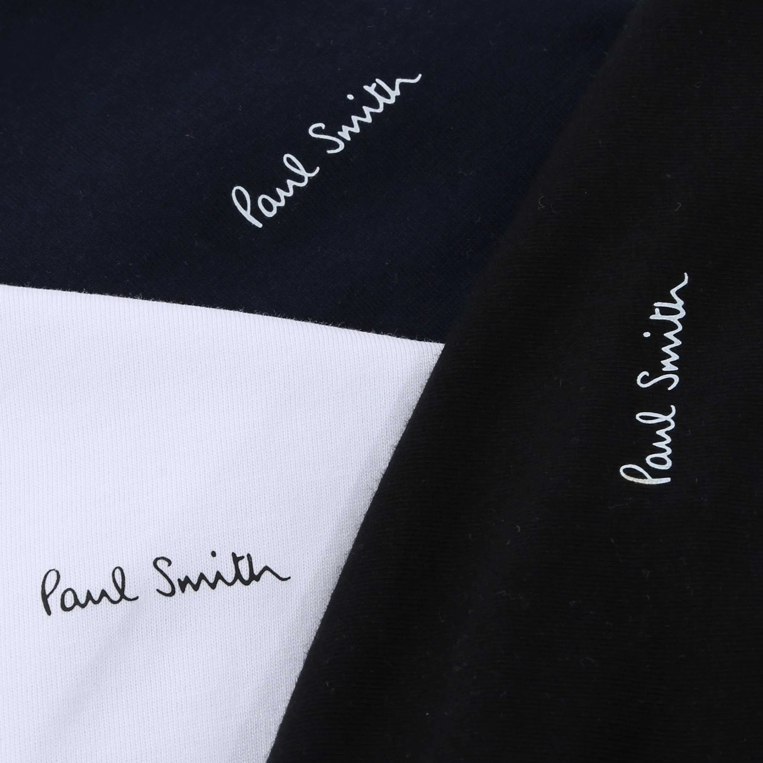 Paul Smith 3 Pack T-Shirts in Black White Navy