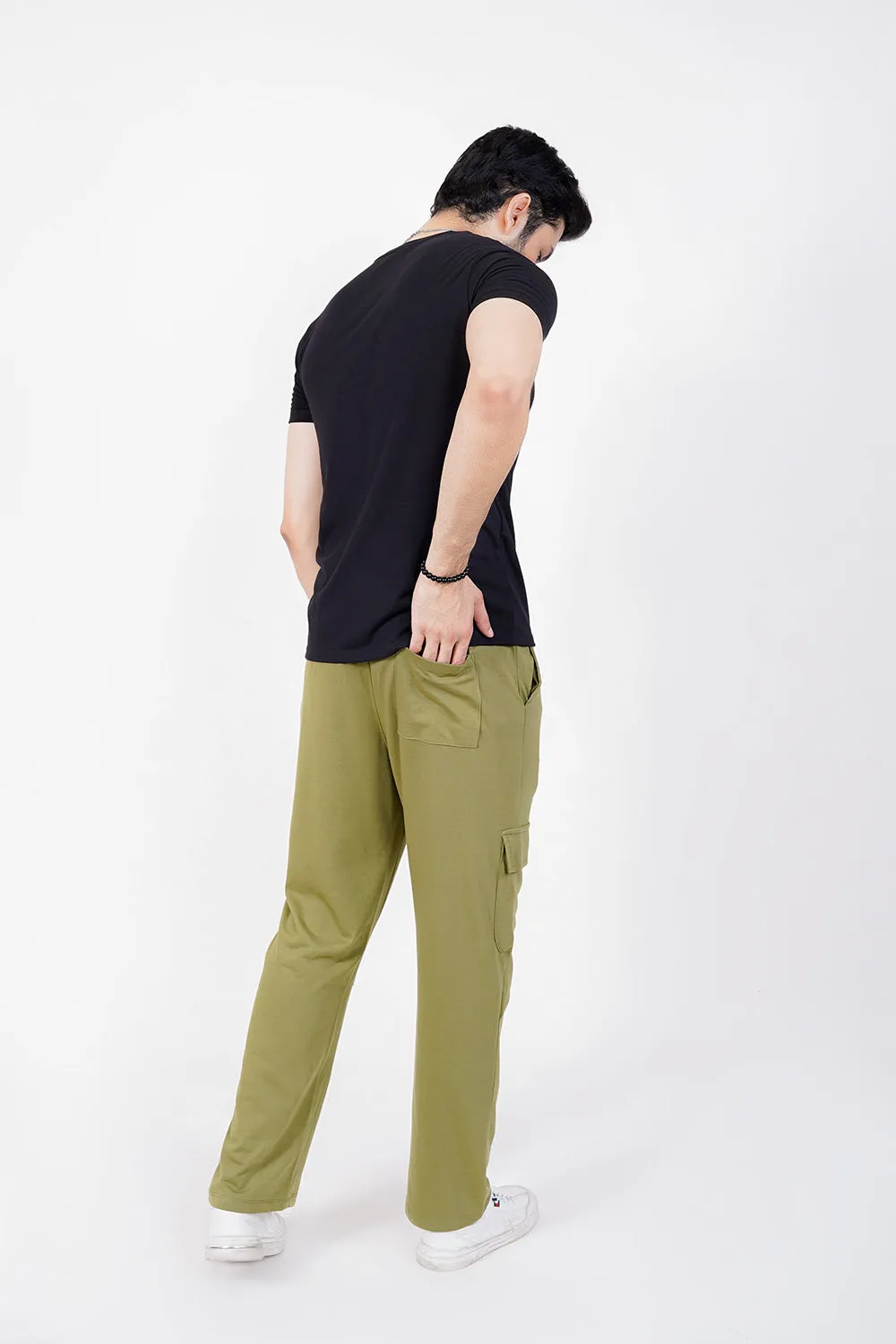 Relaxed Fit Men Cargo Trouser