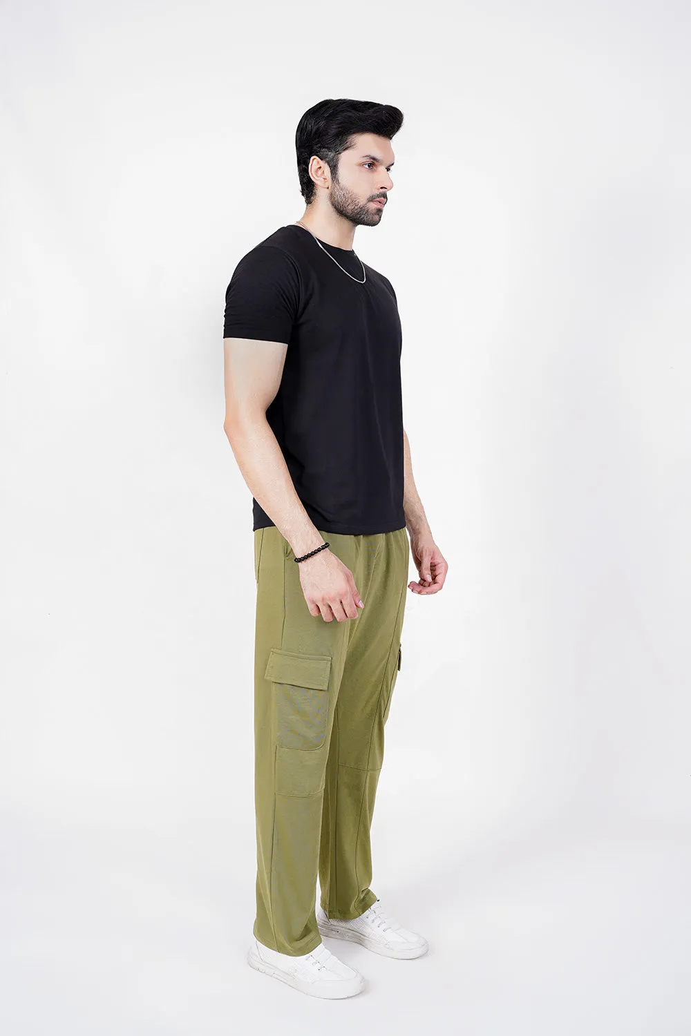 Relaxed Fit Men Cargo Trouser