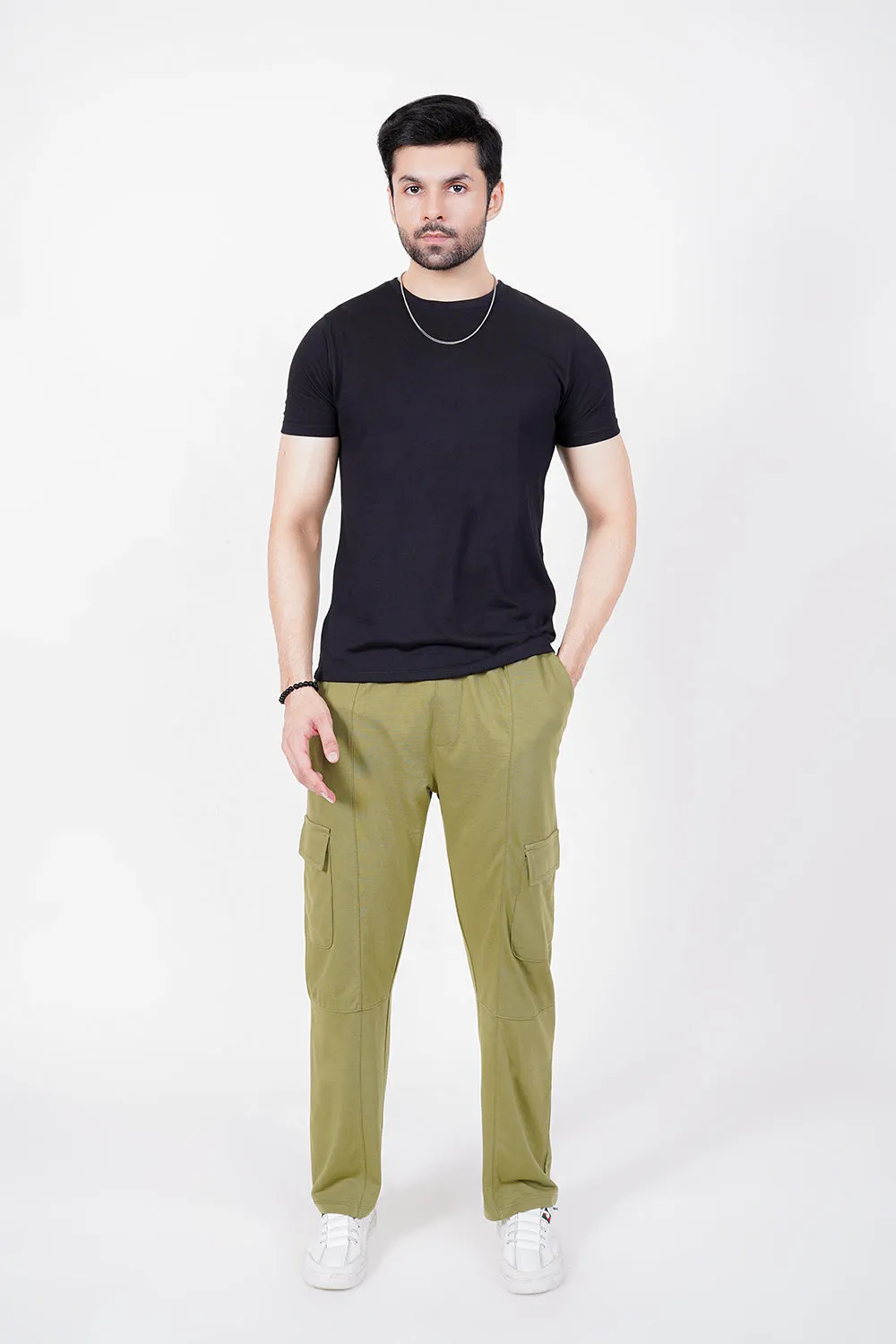 Relaxed Fit Men Cargo Trouser