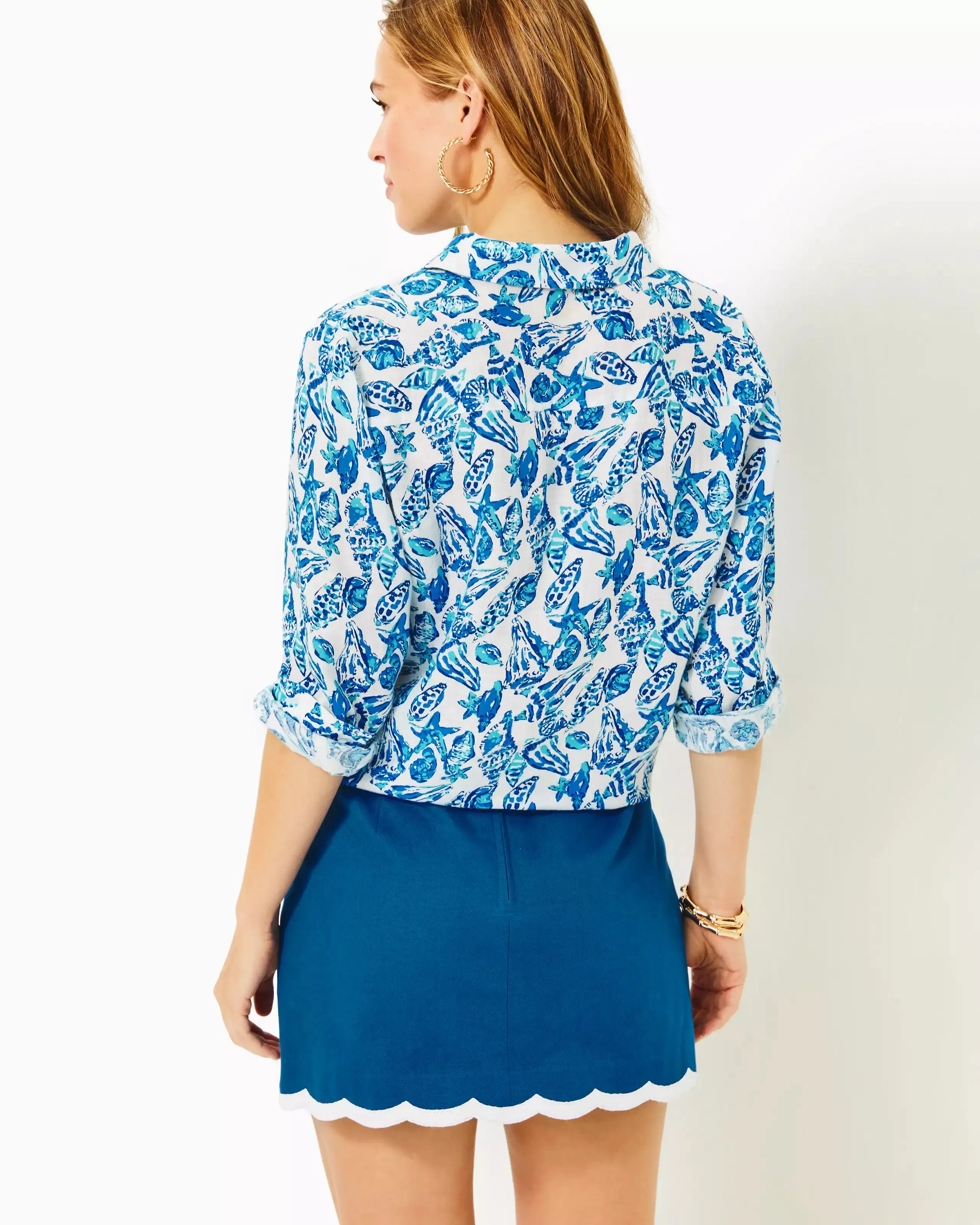 Sea View Button Down (Shell Collector)
