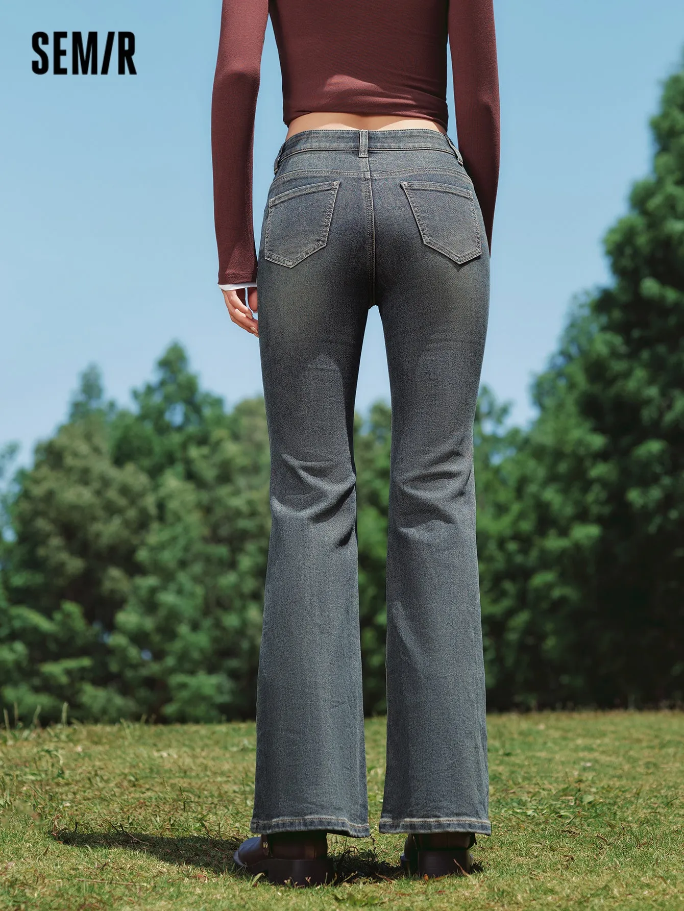Semir Women Flared TrousersDenim Trousers
