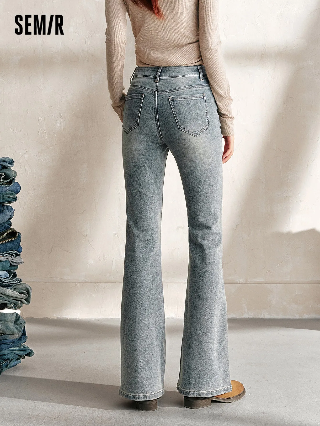Semir Women Flared TrousersDenim Trousers
