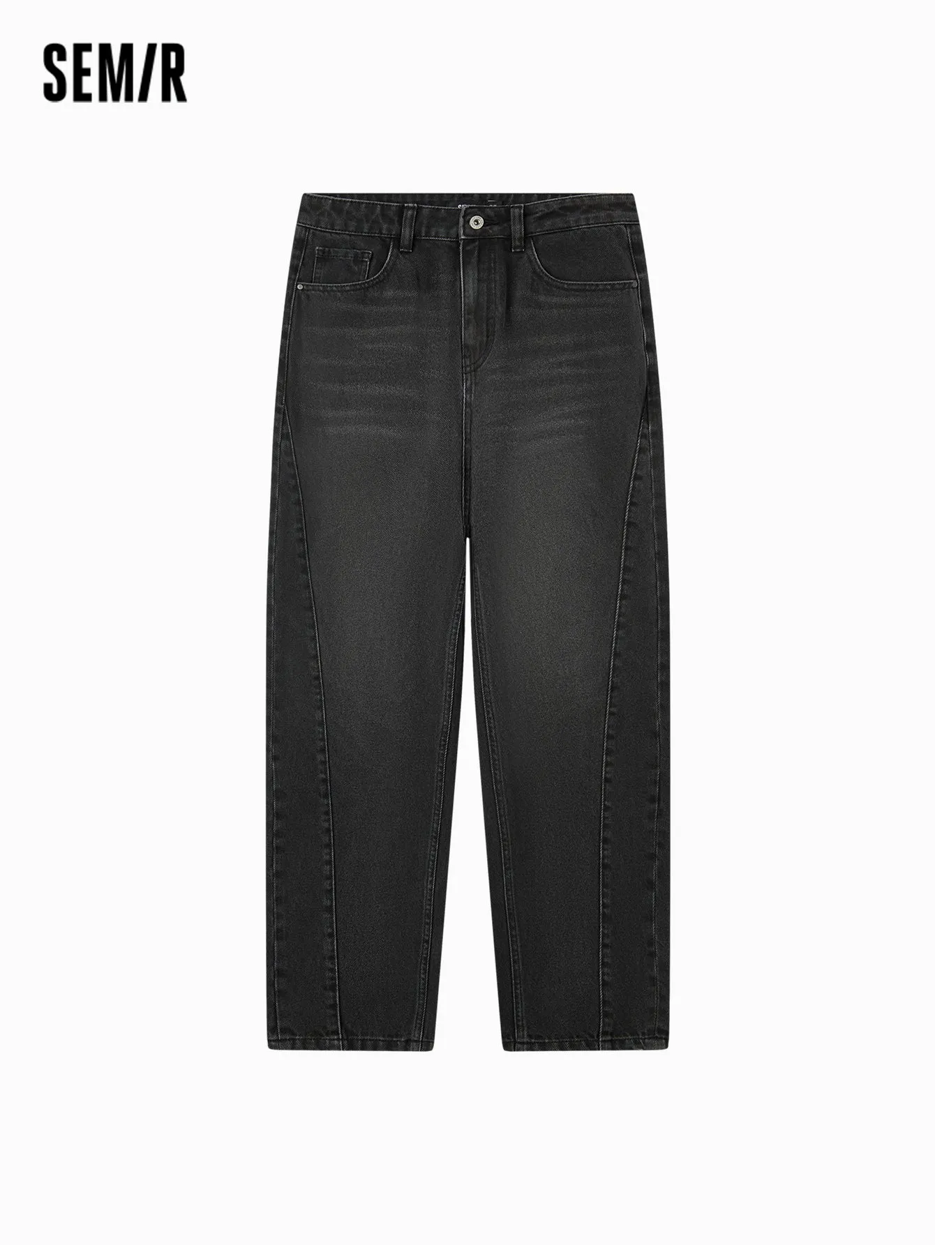 Semir Women Loose Fit Tapered TrousersDenim Trousers