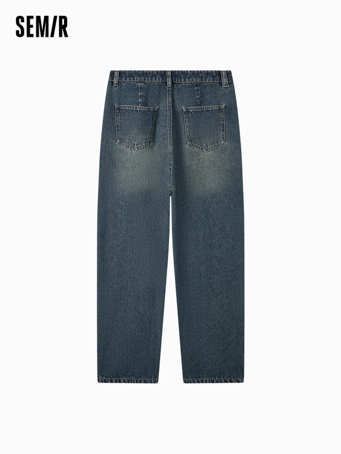 Semir Women Loose Fit Tapered TrousersDenim Trousers