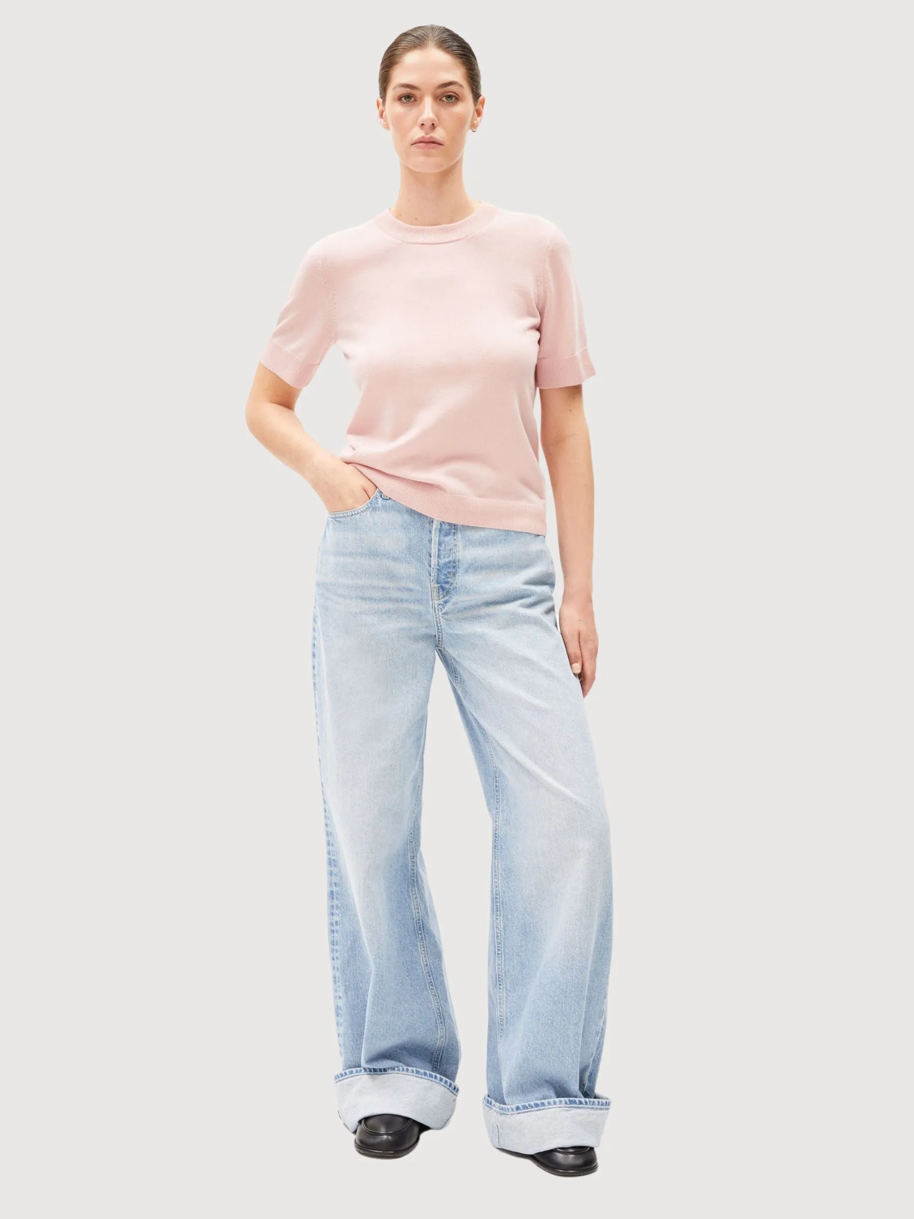 Siljiaas Light Pink Woman T-Shirt | Armedangels