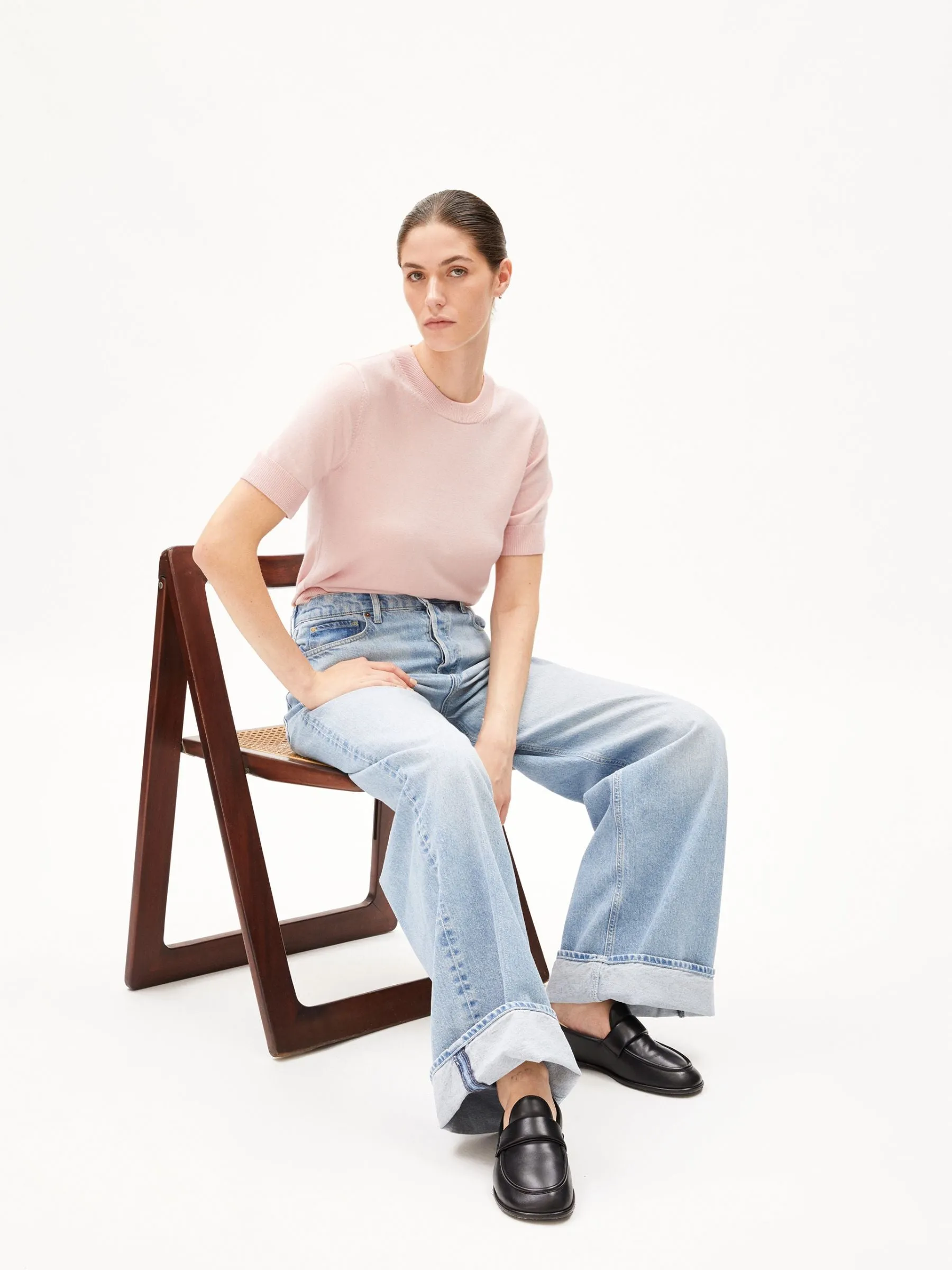 Siljiaas Light Pink Woman T-Shirt | Armedangels