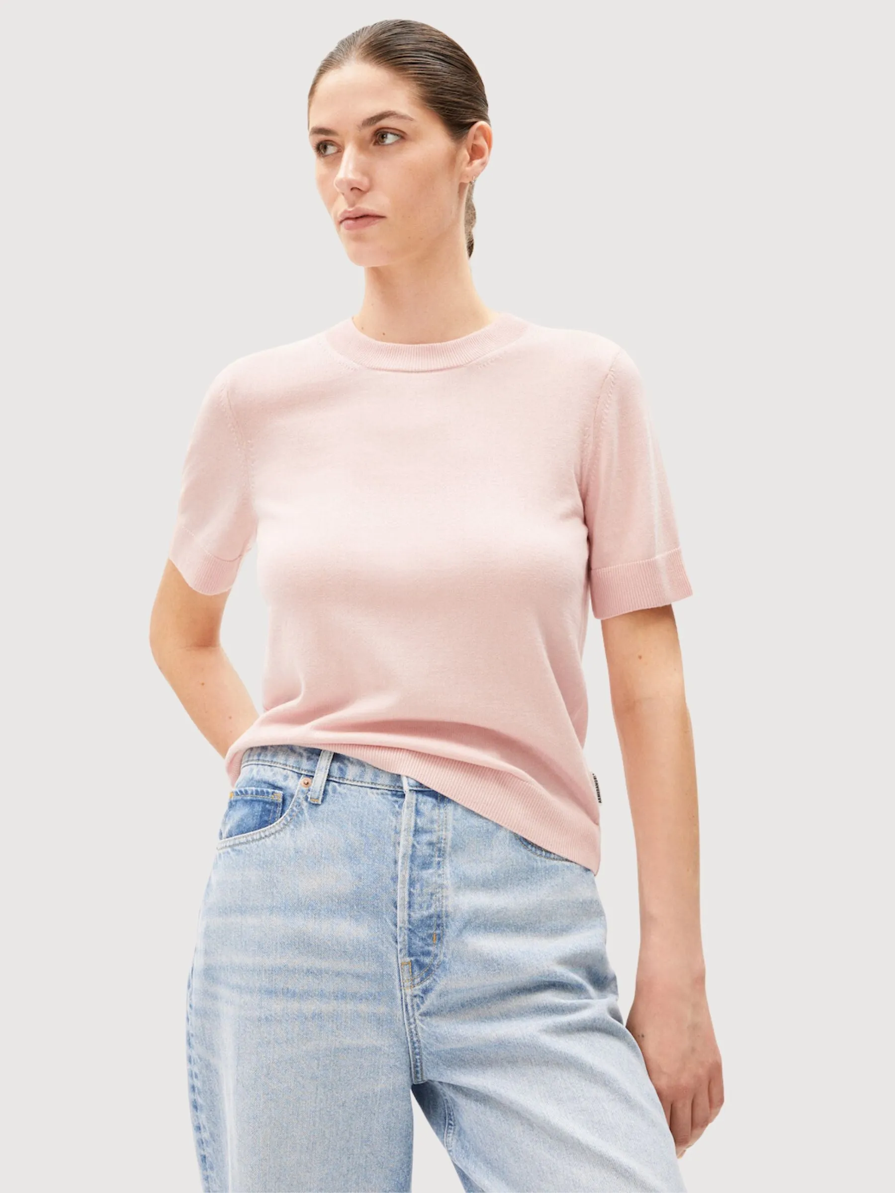 Siljiaas Light Pink Woman T-Shirt | Armedangels