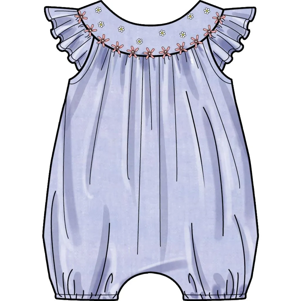 Simplicity Sewing Pattern S9484 Babies' Rompers