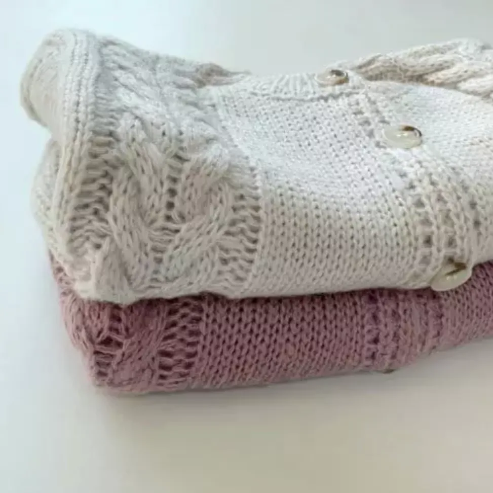 Soft Cable Knit Cardigan (two colours)