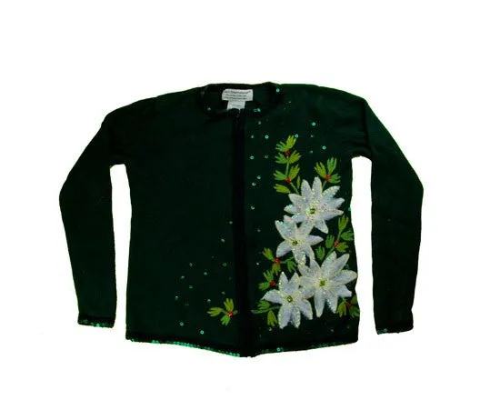 Soft Flowers-X-Small Christmas Sweater