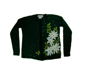 Soft Flowers-X-Small Christmas Sweater