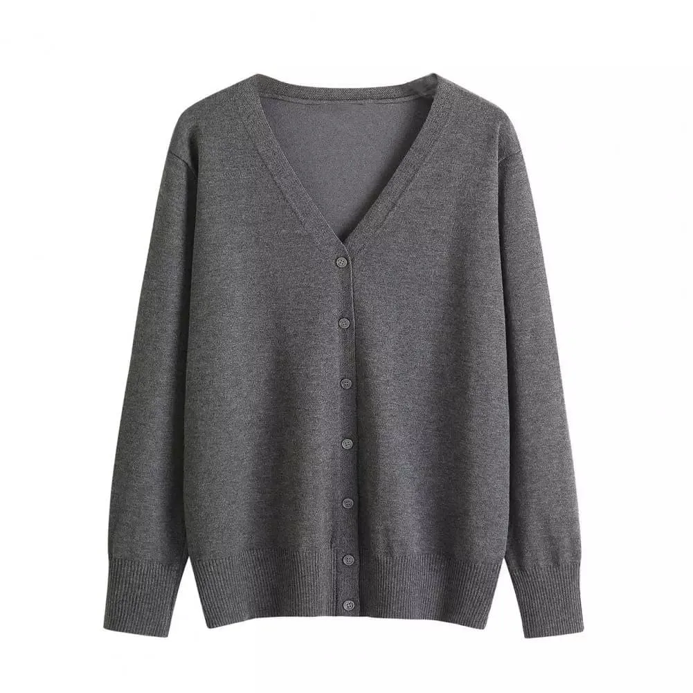 Solid Cardigan for Any Season