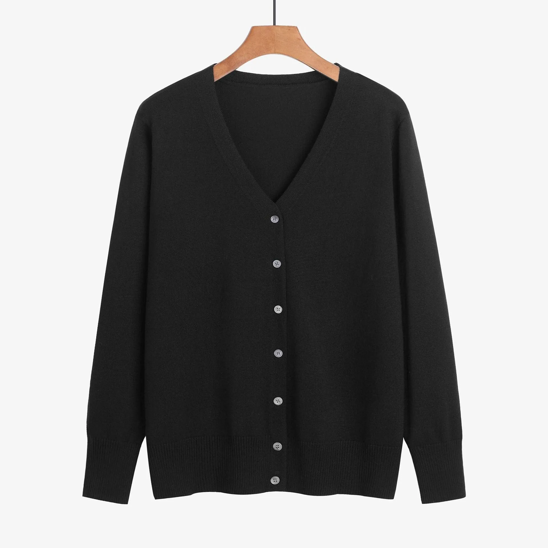 Solid Cardigan for Any Season