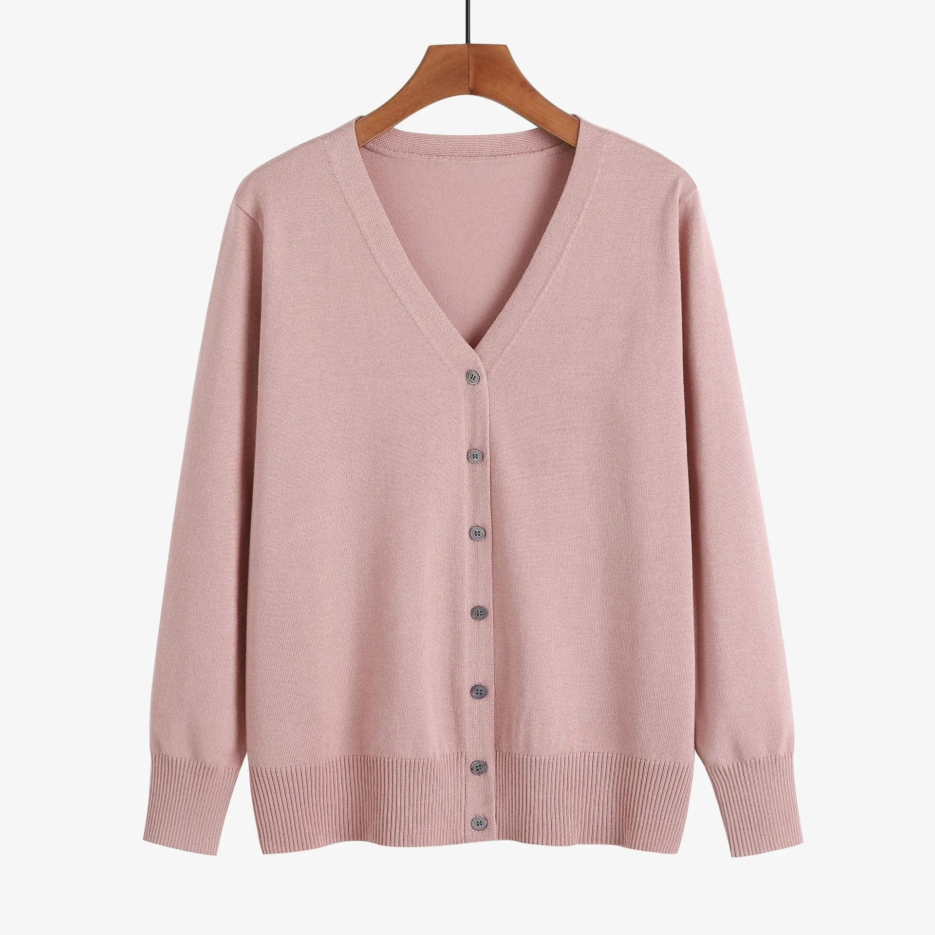 Solid Cardigan for Any Season