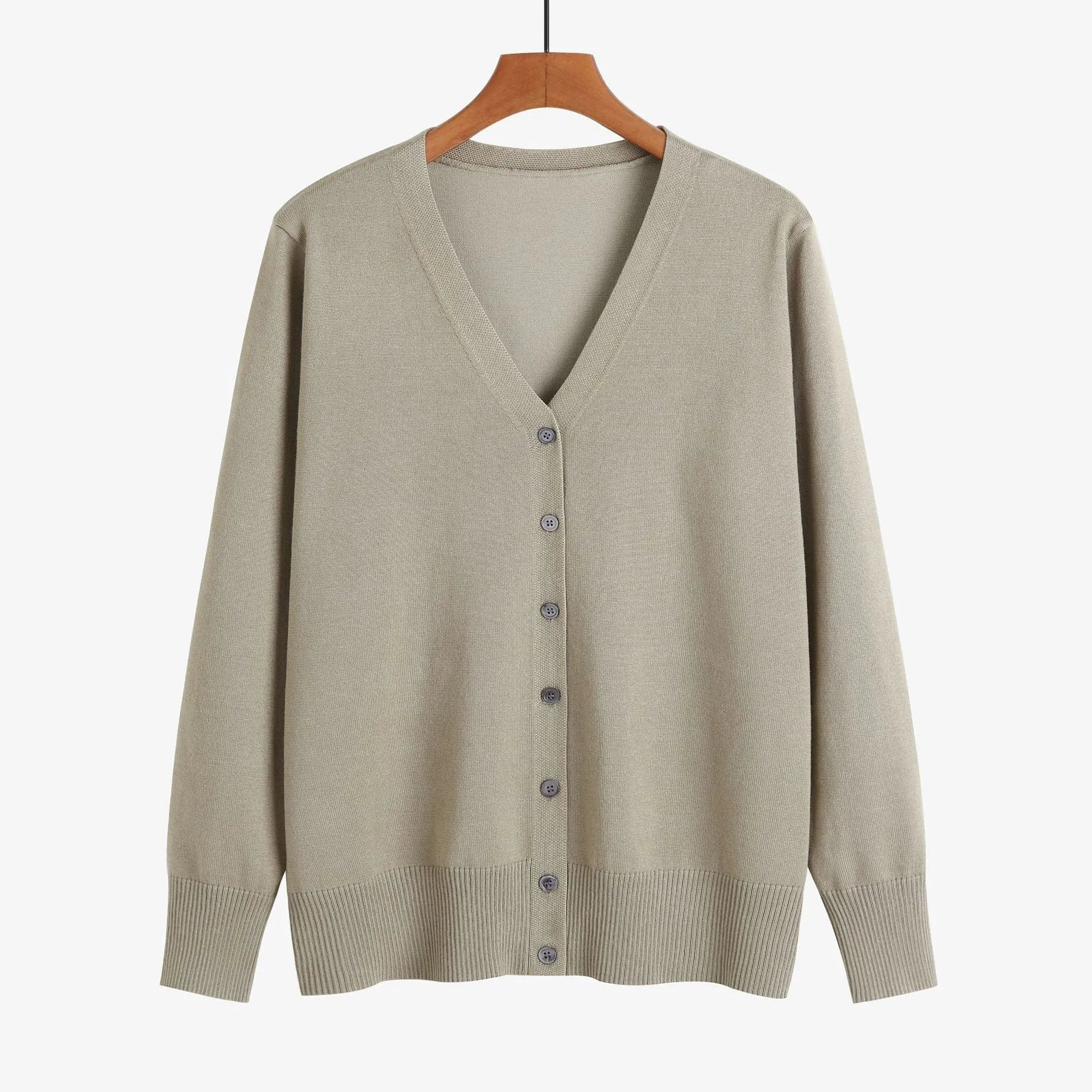 Solid Cardigan for Any Season