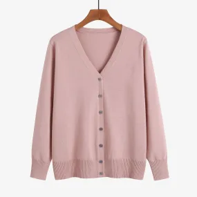Solid Cardigan for Any Season
