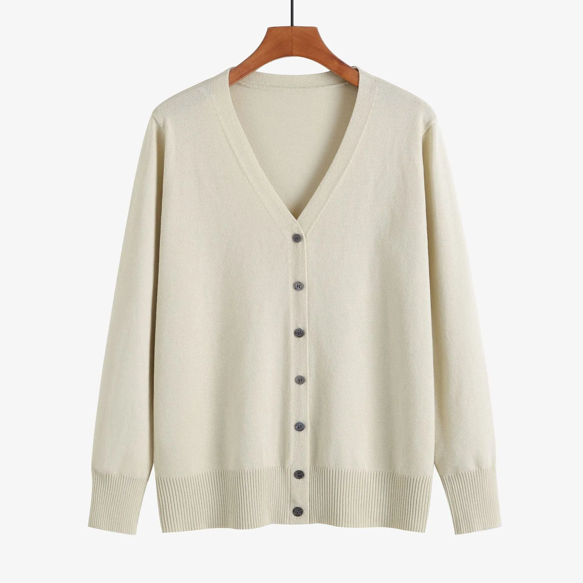 Solid Cardigan for Any Season