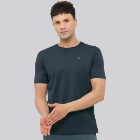 Solid Stretch T-shirt -  Blue Graphite