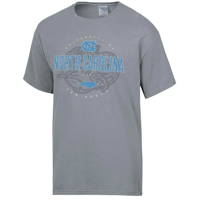 UNC North Carolina Ram Head Short Sleeve T-Shirt