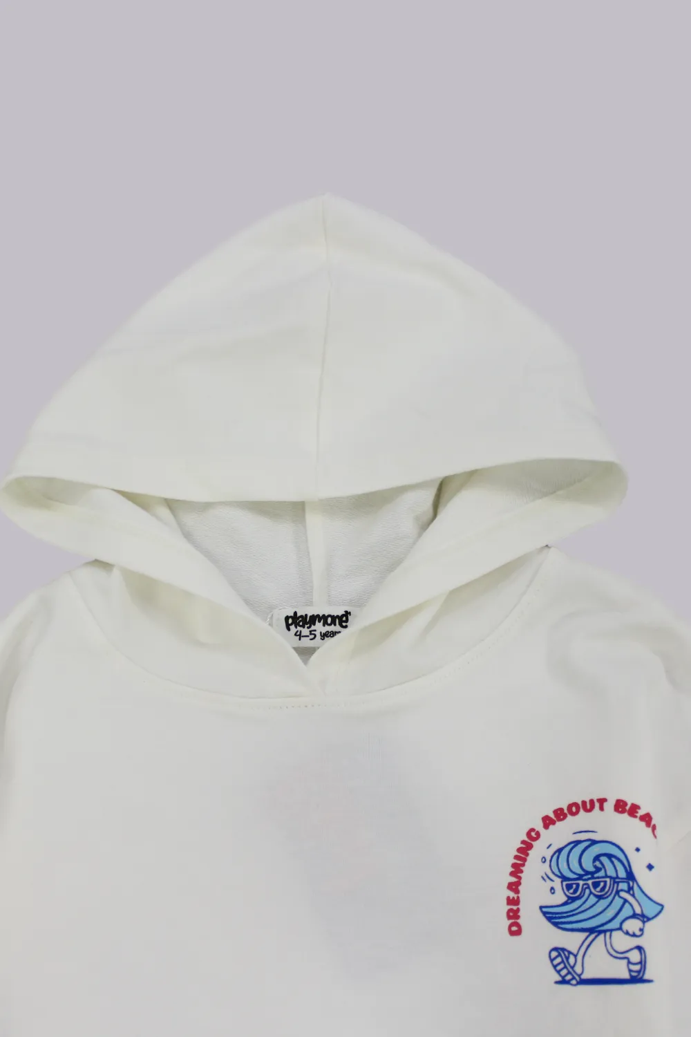 Unisex Beach Waves Long-Sleeved Hooded T-Shirt