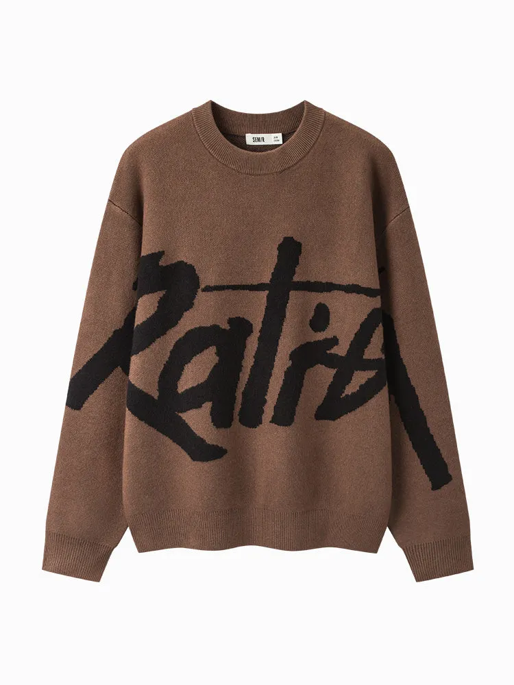 Unisex Coffee Crew Neck Sweater