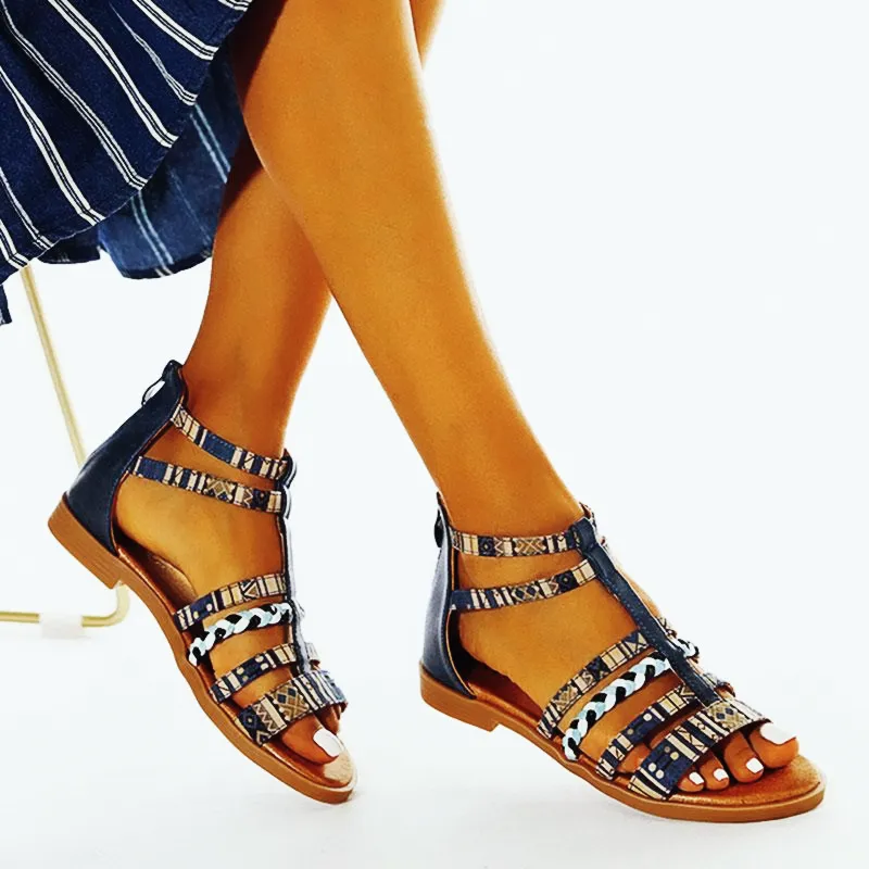 Vanccy Comfortable Printed Sandals