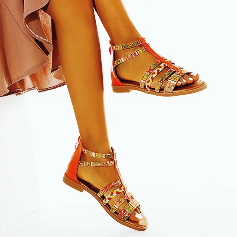 Vanccy Comfortable Printed Sandals