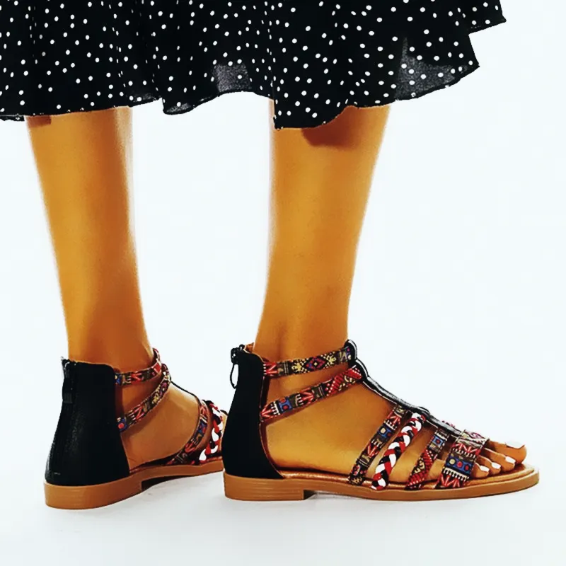 Vanccy Comfortable Printed Sandals