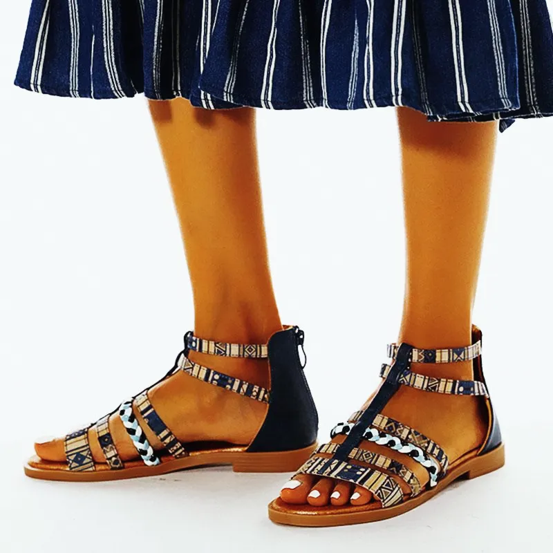 Vanccy Comfortable Printed Sandals