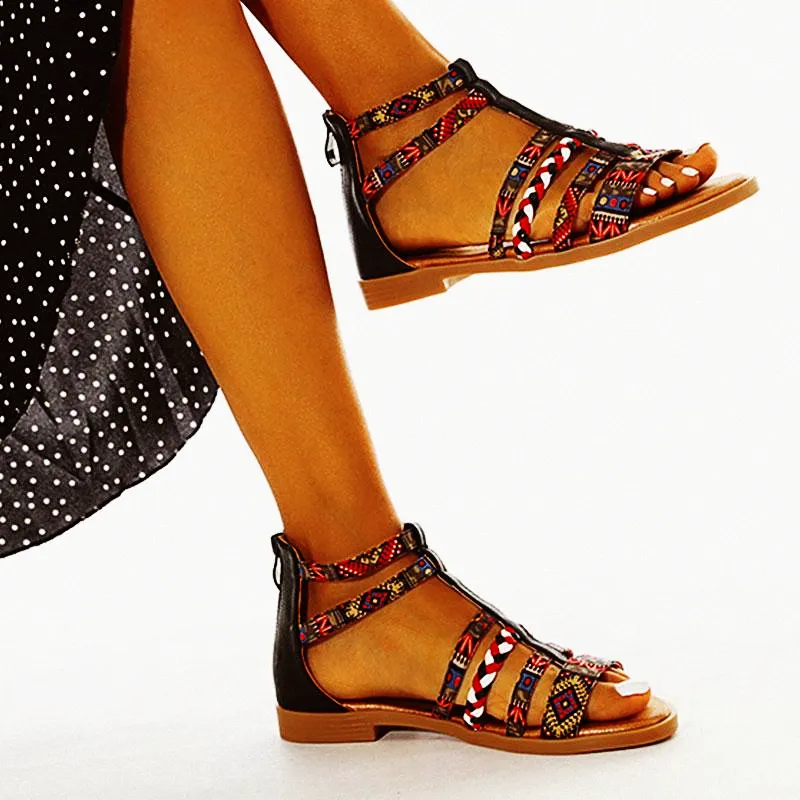 Vanccy Comfortable Printed Sandals