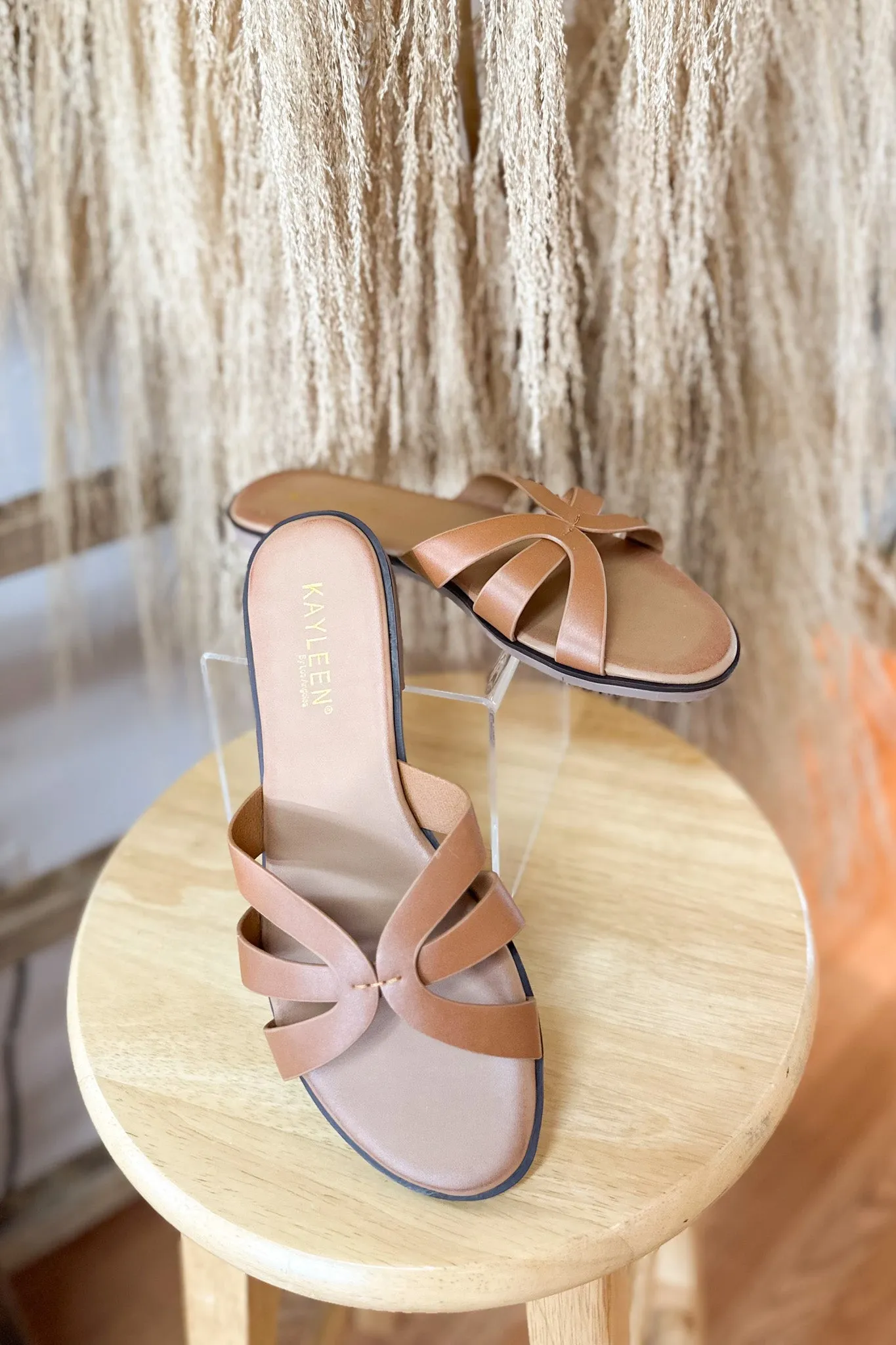 Walk to Paradise Sandals in Tan